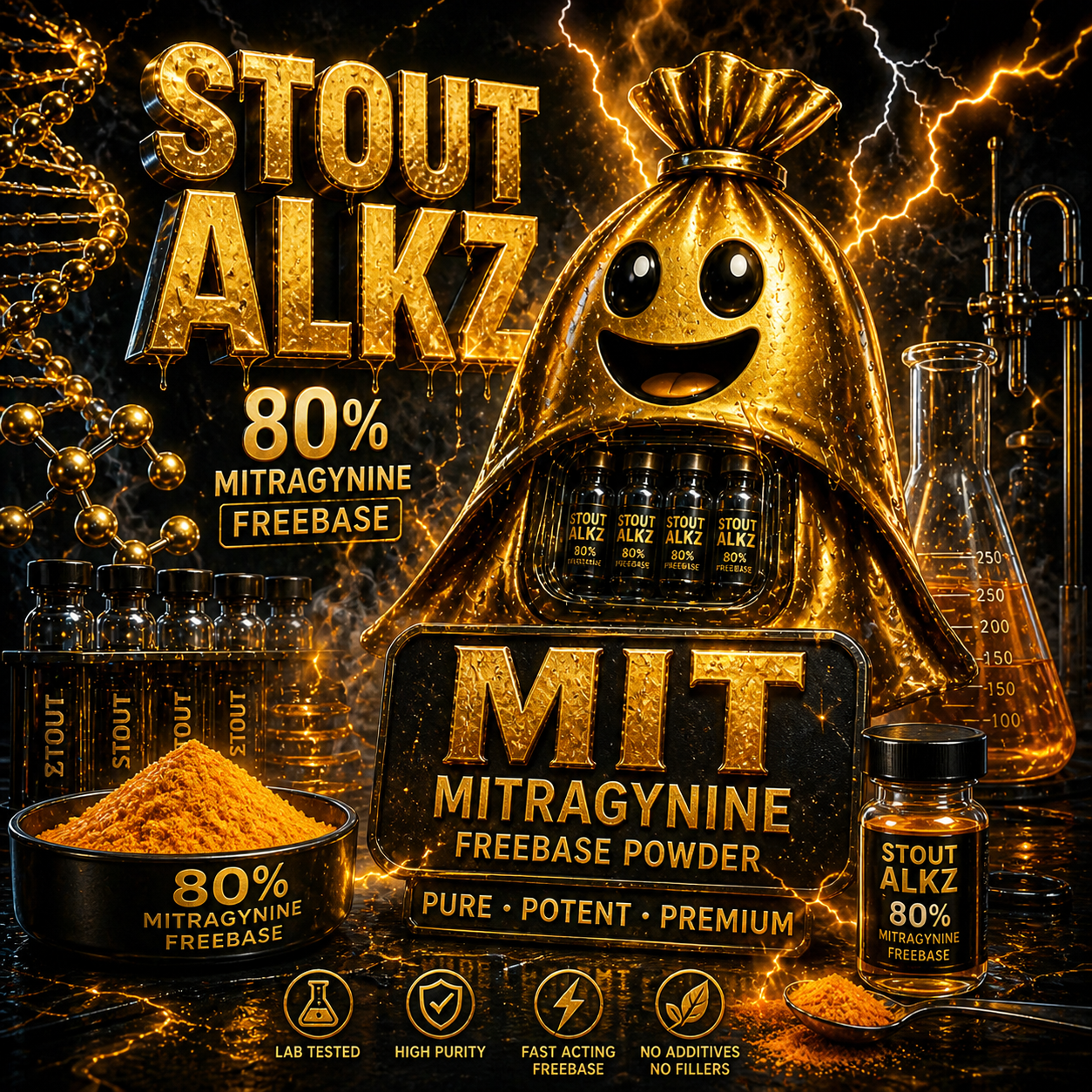 Mitragynine Freebase